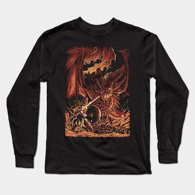 Wyvern's Wrath Long Sleeve T-Shirt by Findtees